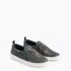 Dětské plátěné slip-on tenisky s kamuflážovým vzorem