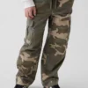 Dětské pohodlné cargo kalhoty