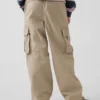 Dětské pohodlné cargo kalhoty