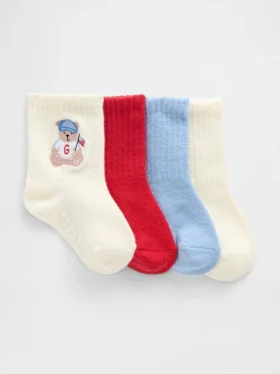 Dětské ponožky Brannan Bear Americana (balení po 4 kusech)