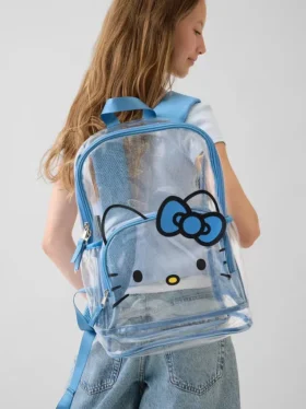 Dětský průhledný batoh Hello Kitty