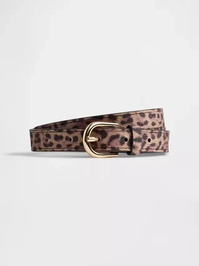 Dětský pás s leopardím potiskem