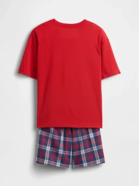 Dětská sada pyžamových šortek v oversized střihu z recyklovaného materiálu