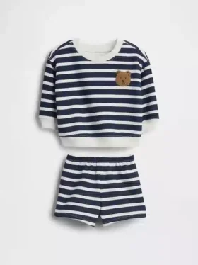 Dětská sada Vintagesoft Bear Stripe
