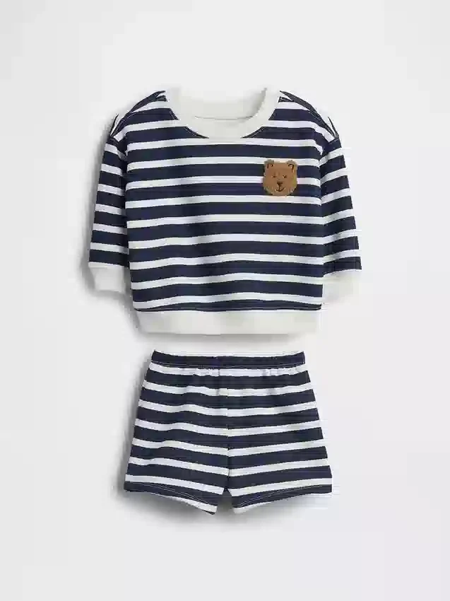 Dětská sada Vintagesoft Bear Stripe