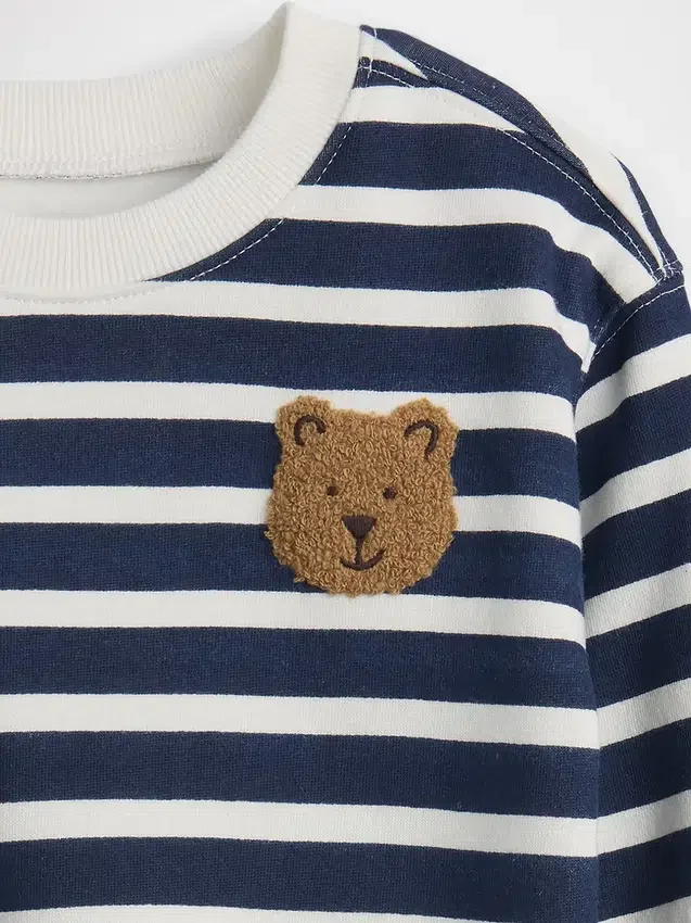 Dětská sada Vintagesoft Bear Stripe