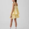 Dětská skort s očky a přeloženým pasem