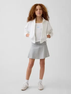 Dětská skort s přeloženým pasem