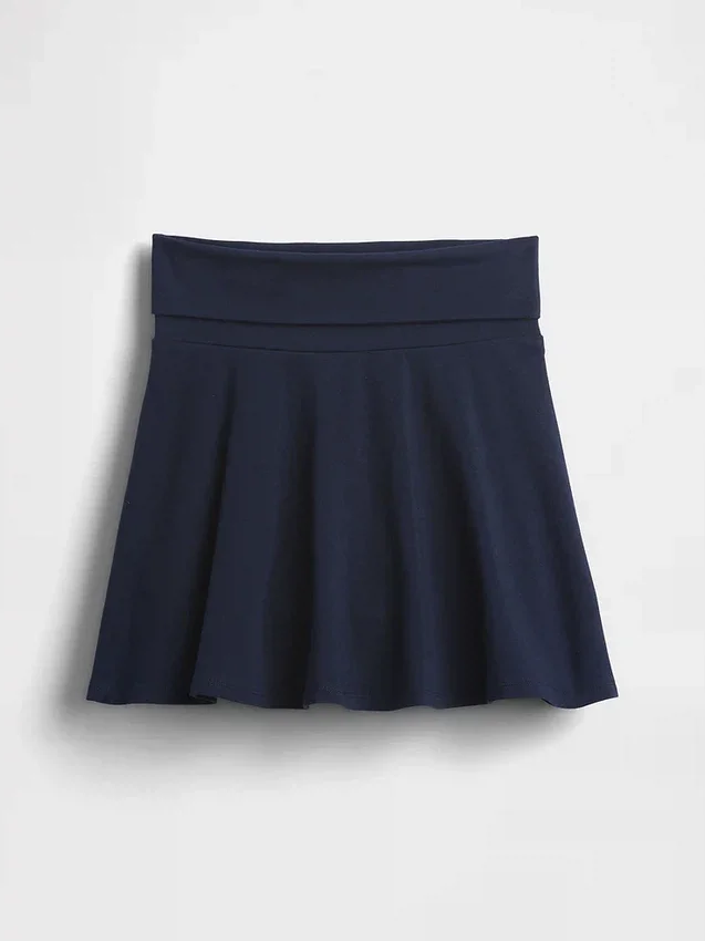 Dětská skort s přeloženým pasem