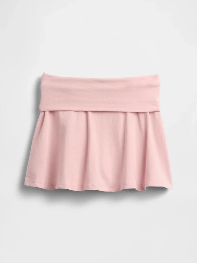 Dětská skort s přeloženým pasem
