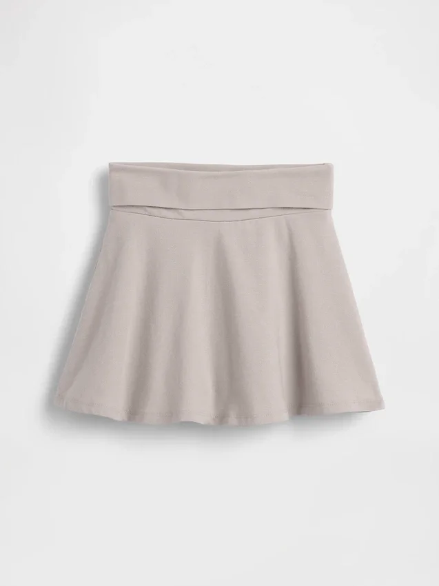 Dětská skort s přeloženým pasem