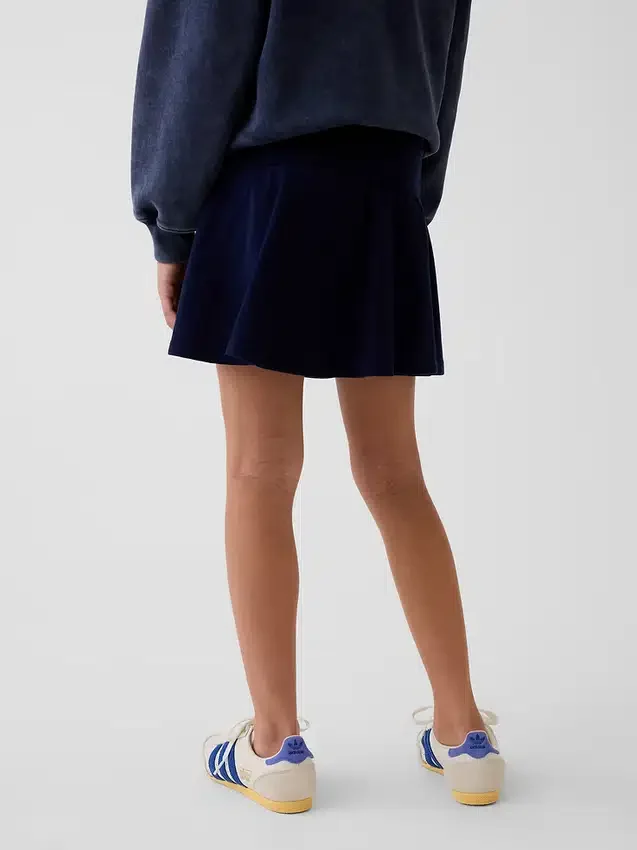 Dětská skort s přeloženým pasem
