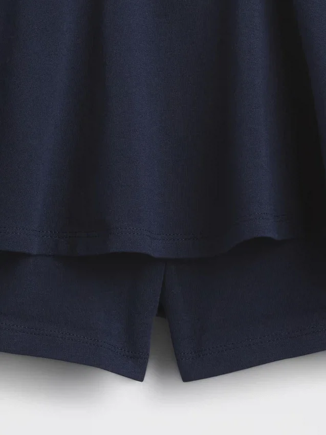 Dětská skort s přeloženým pasem