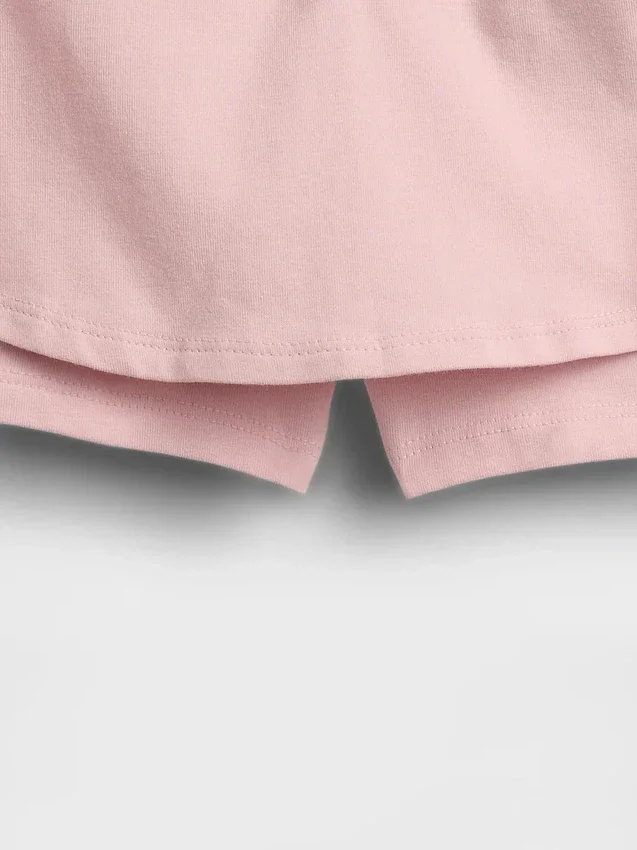Dětská skort s přeloženým pasem