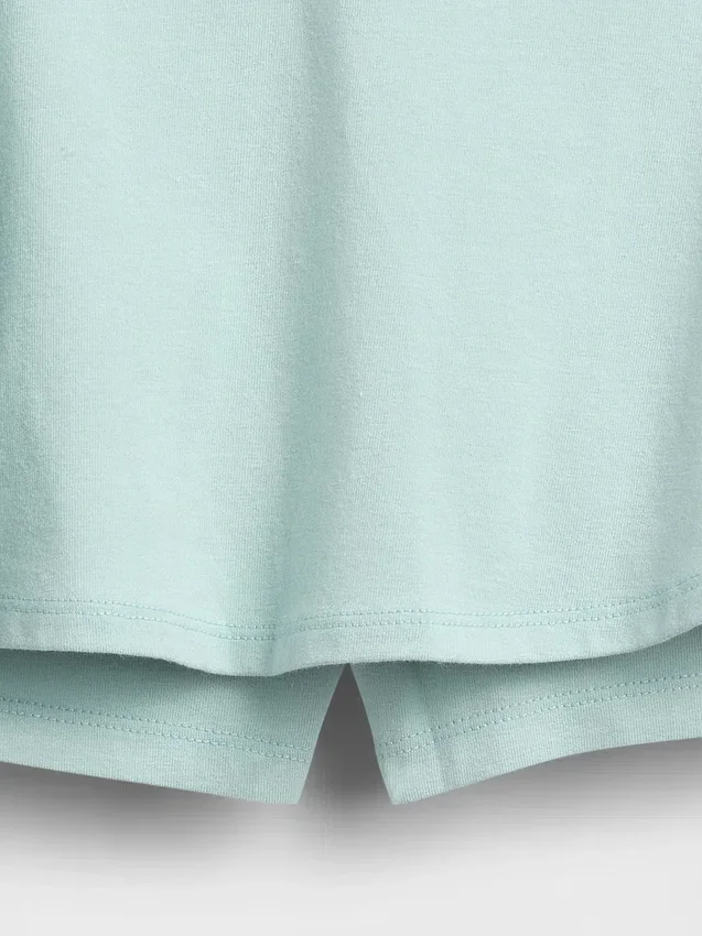 Dětská skort s přeloženým pasem