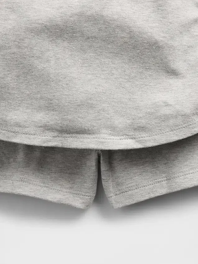 Dětská skort s přeloženým pasem