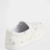 Dětské slip-on tenisky s květinovým vzorem