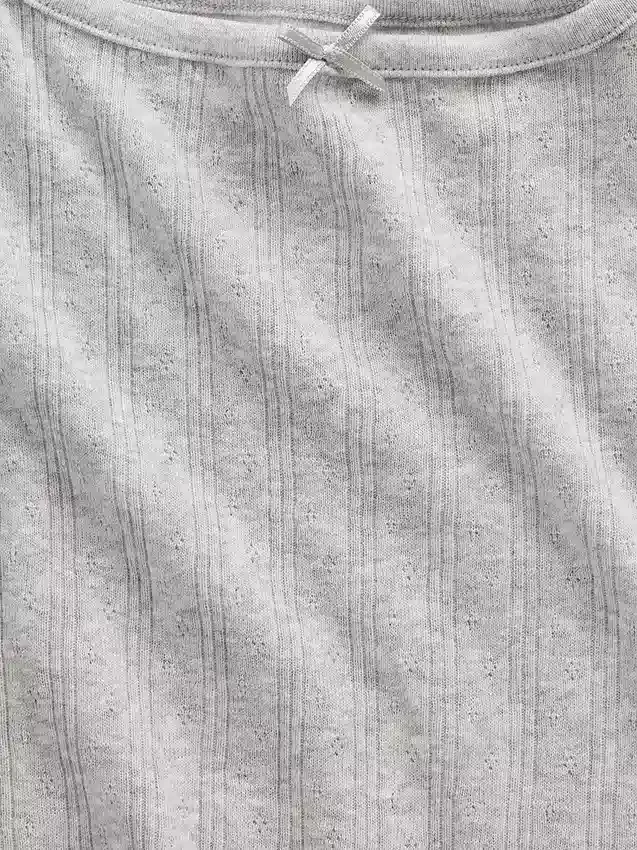 Dětské tílko s pointelle vzorem
