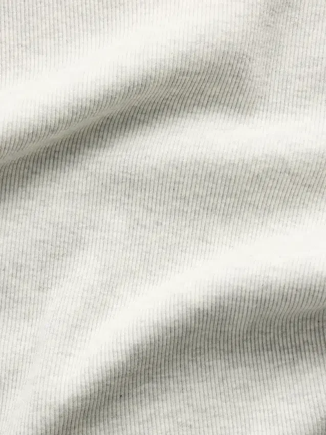 Dětské tílko s výstřihem do U z žebrovaného úpletu