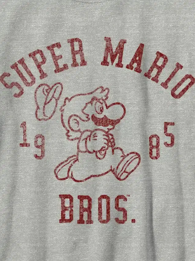 Dětská trička s potiskem Nintendo Mario Bros