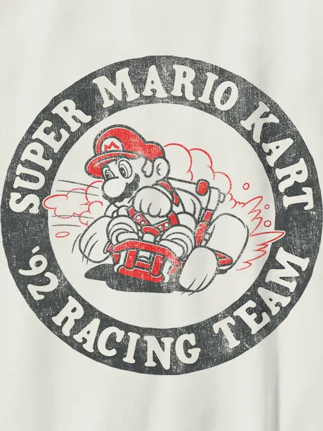 Dětská trička s potiskem „Nintendo Mario Racing Team“