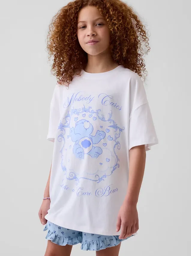 Dětské tričko Care Bears v oversized střihu