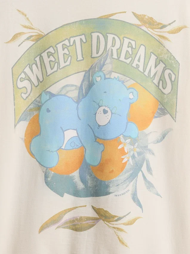 Dětské tričko Care Bears v oversized střihu