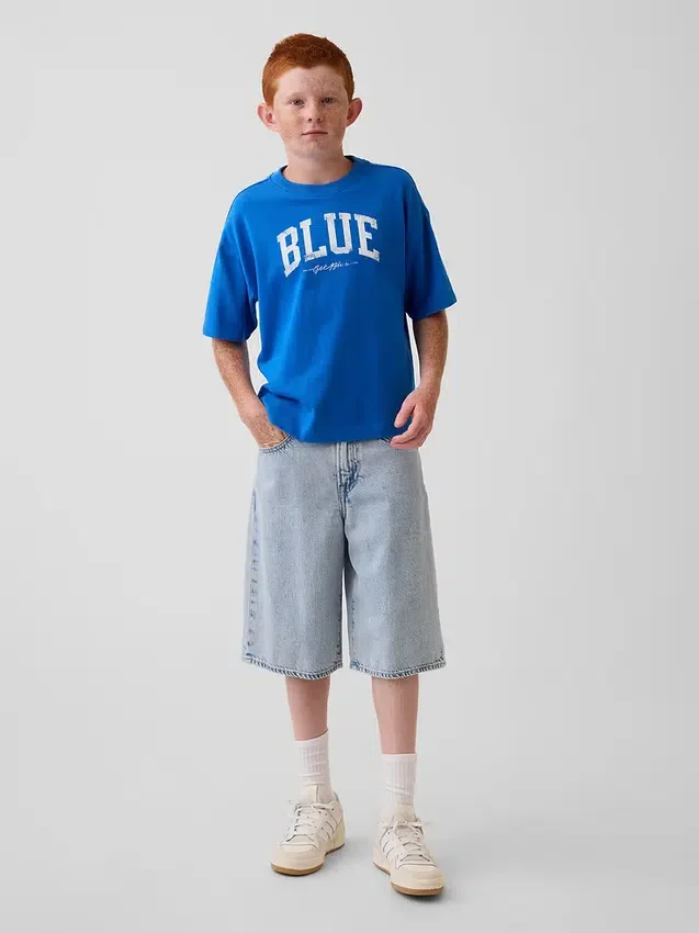 Dětské tričko Get Blue s logem v volném střihu