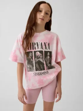 Dětské tričko Nirvana v oversized střihu