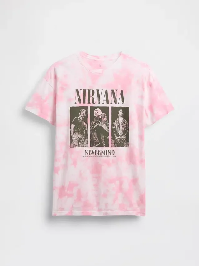 Dětské tričko Nirvana v oversized střihu