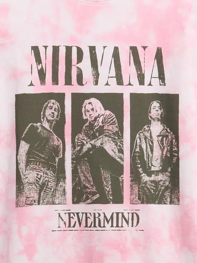 Dětské tričko Nirvana v oversized střihu