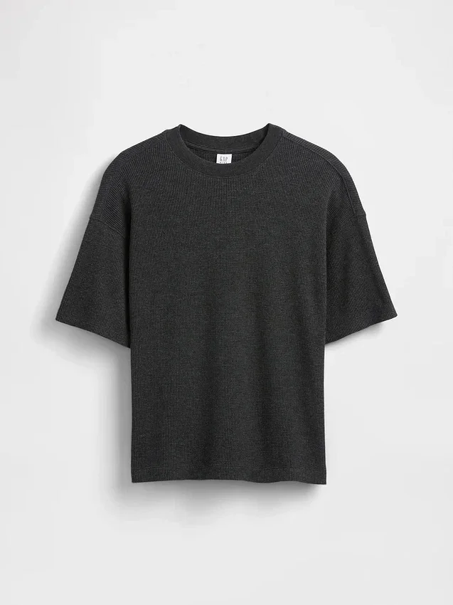 Dětské tričko Oversized s vaflovým vzorem