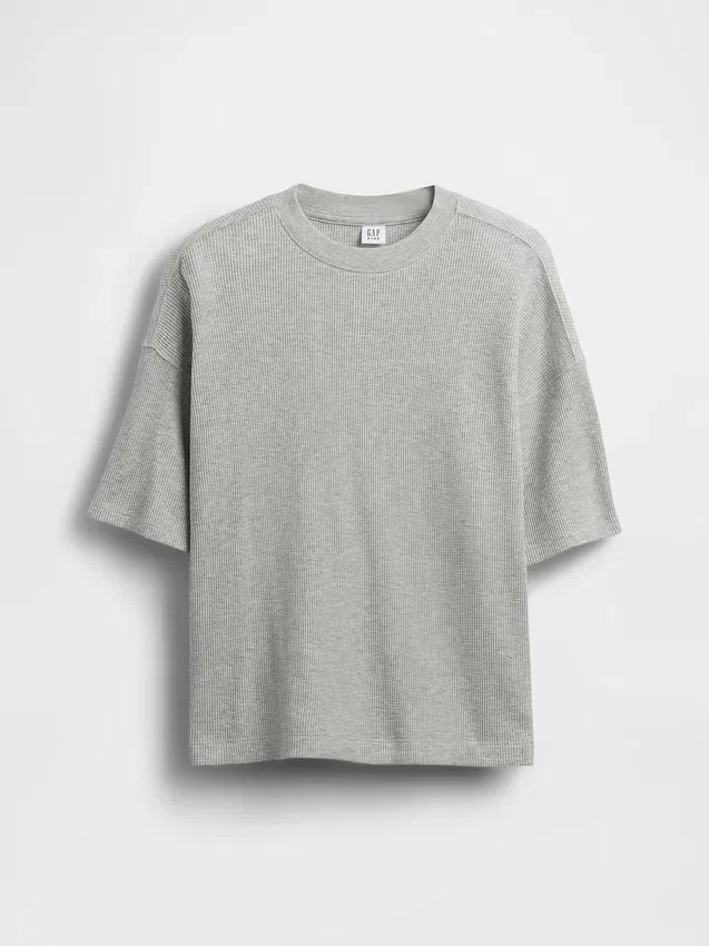 Dětské tričko Oversized s vaflovým vzorem