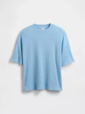 Dětské tričko Oversized s vaflovým vzorem