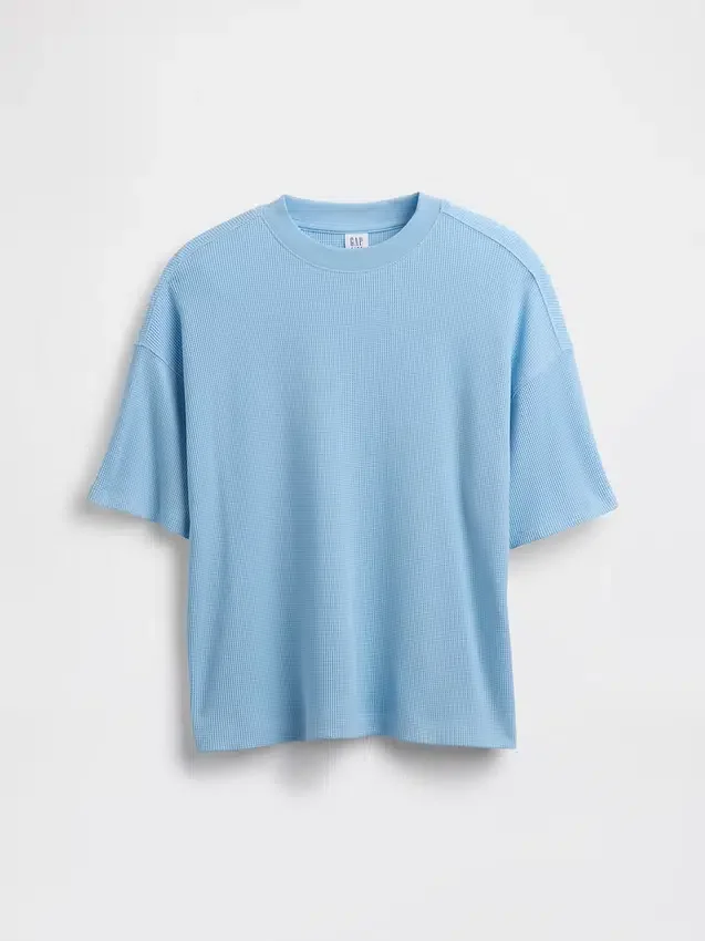 Dětské tričko Oversized s vaflovým vzorem