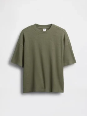 Dětské tričko Oversized s vaflovým vzorem
