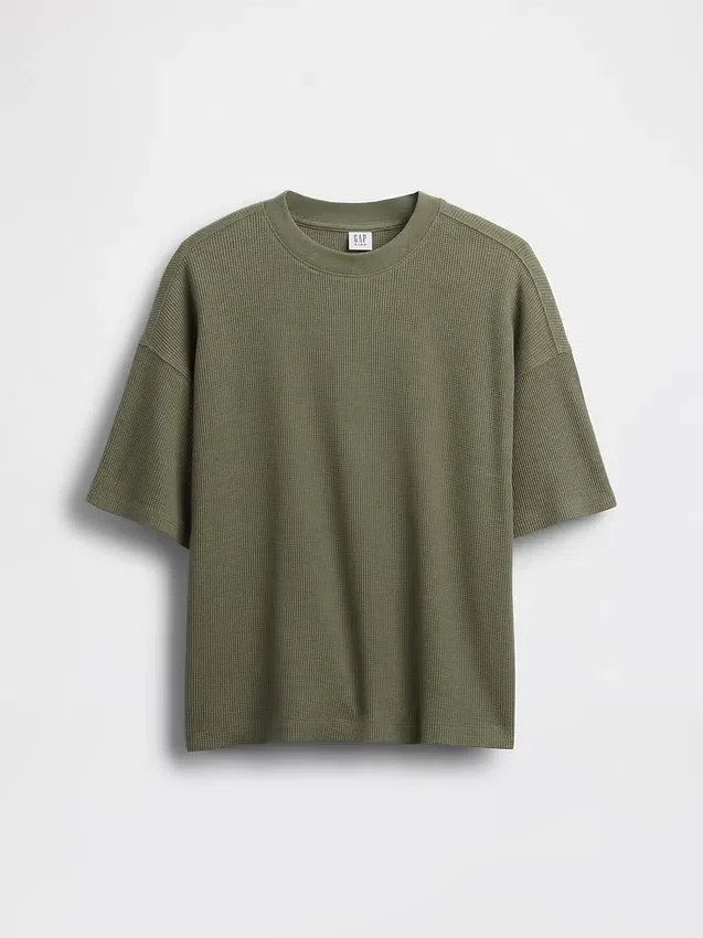 Dětské tričko Oversized s vaflovým vzorem
