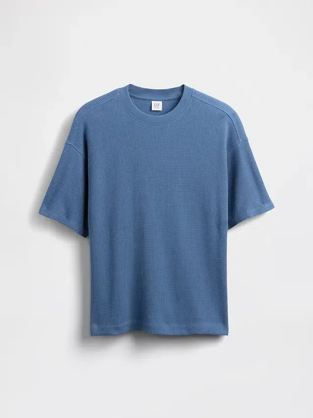 Dětské tričko Oversized s vaflovým vzorem