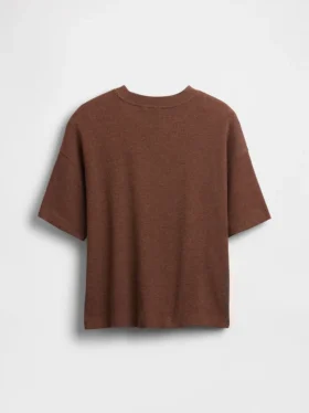 Dětské tričko Oversized s vaflovým vzorem