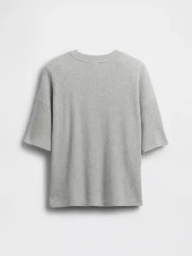 Dětské tričko Oversized s vaflovým vzorem