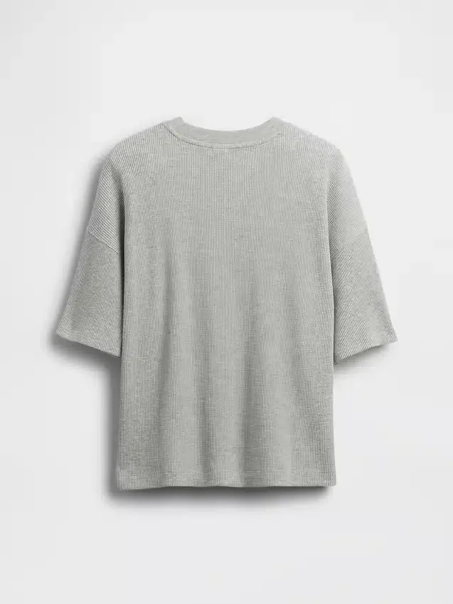 Dětské tričko Oversized s vaflovým vzorem