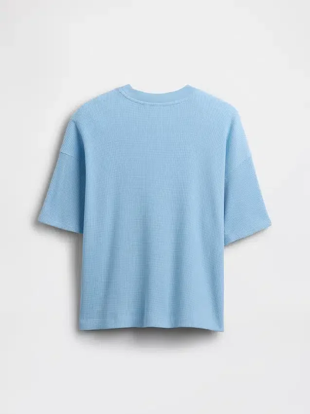 Dětské tričko Oversized s vaflovým vzorem