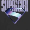 Dětské tričko s fialovým logem Supergirl