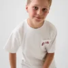 Dětské tričko s Gap Logo z těžké bavlny v volném střihu