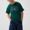 Dětské tričko s Gap Logo z těžké bavlny v volném střihu