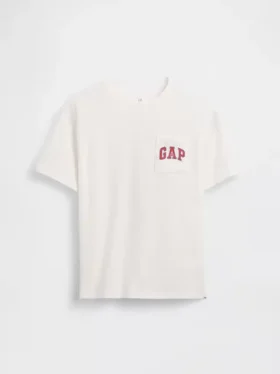 Dětské tričko s Gap Logo z těžké bavlny v volném střihu