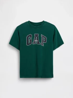 Dětské tričko s Gap Logo z těžké bavlny v volném střihu