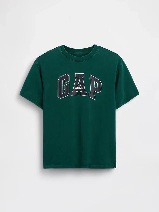 Dětské tričko s Gap Logo z těžké bavlny v volném střihu
