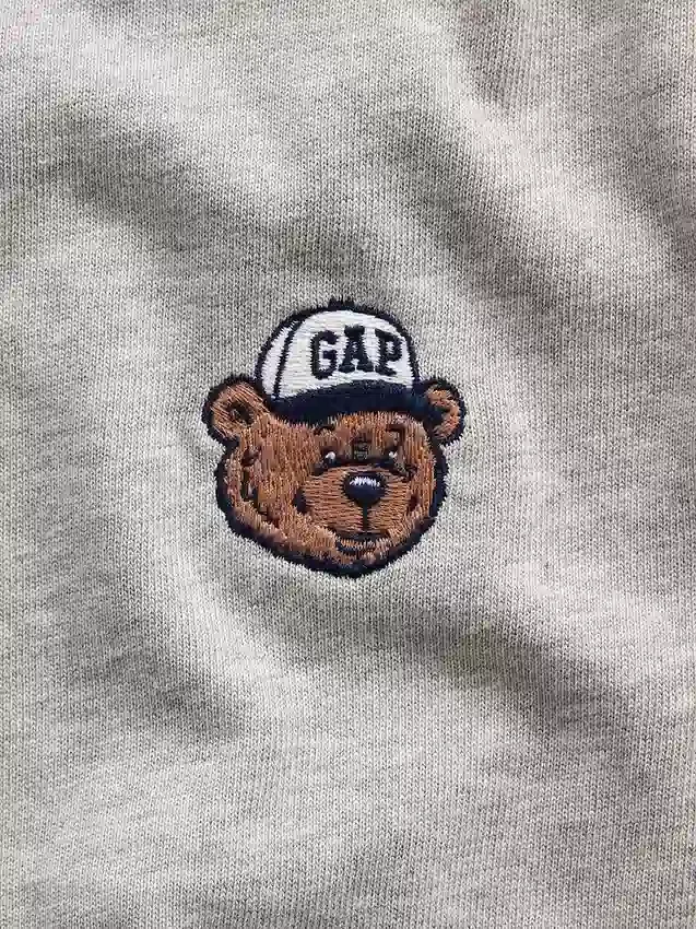 Dětské tričko s Gap Logo z těžké bavlny v volném střihu