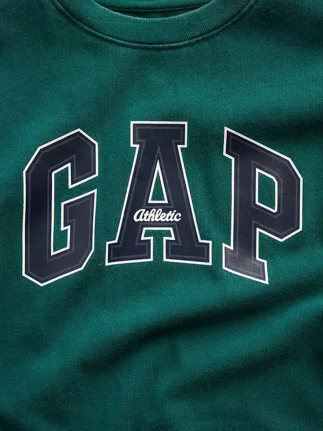 Dětské tričko s Gap Logo z těžké bavlny v volném střihu